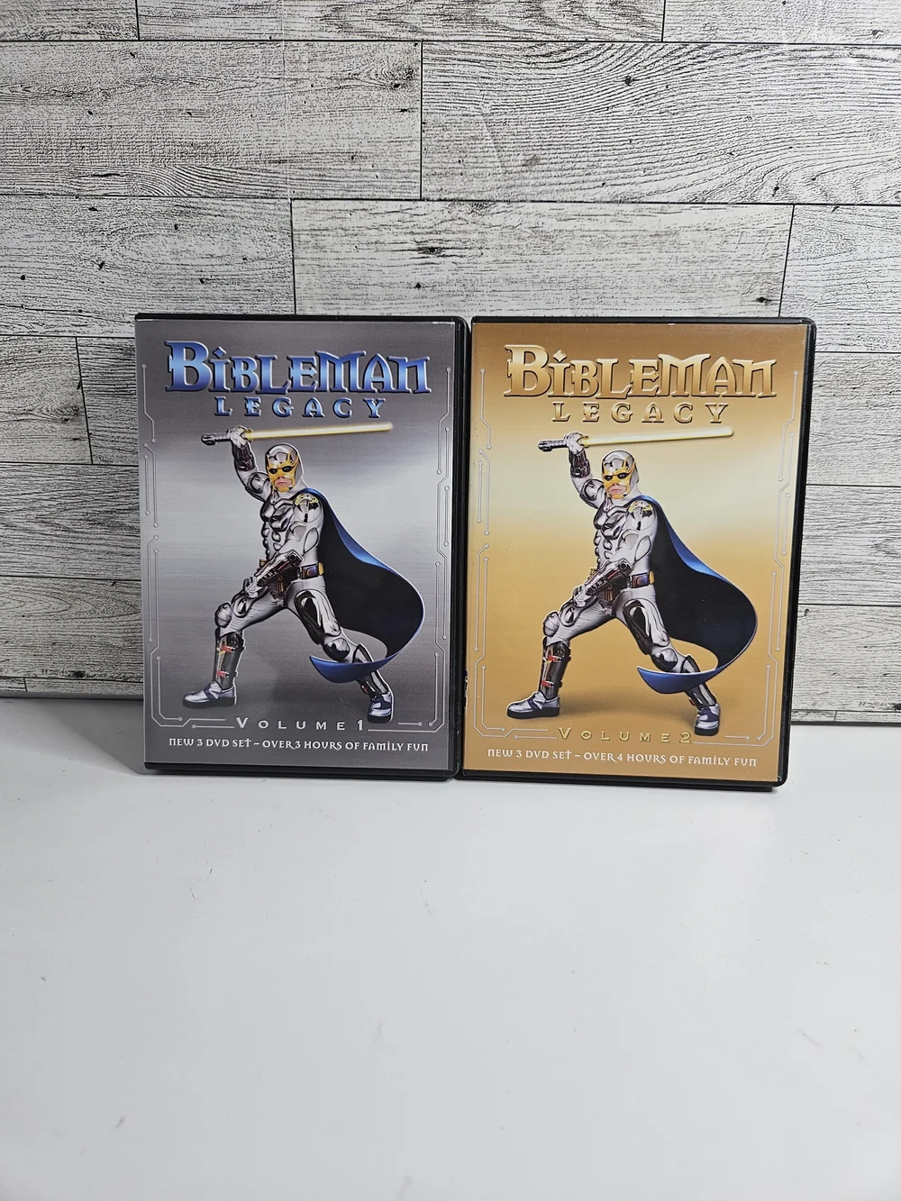 BibleMan Legacy, Volume 1 & 2  (2010 & 2011 3 DVD Set)  RARE